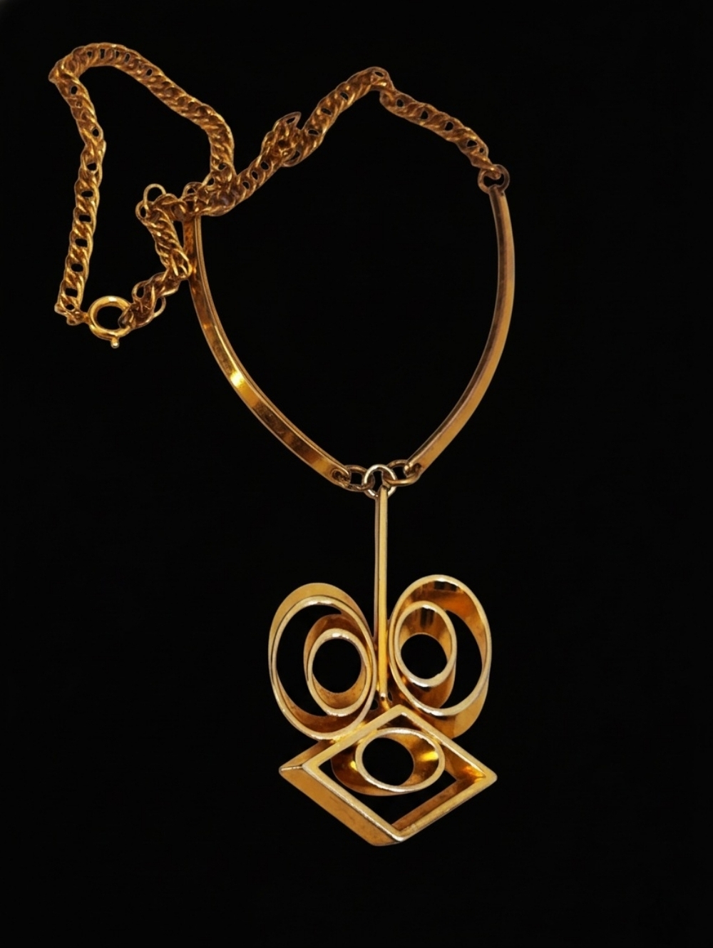 Vintage Austrian Mid Century Modernist  Necklace